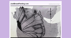 Desktop Screenshot of justbreastfeeding.com